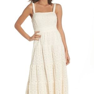 Tiered Lace Maxi Dress